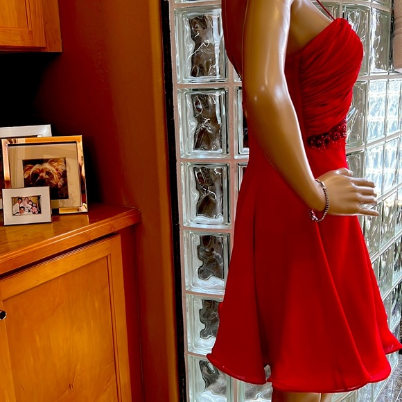 Stunning VTG Designer Lillie Rubin Cocktail Dress - Picture 8 of 10